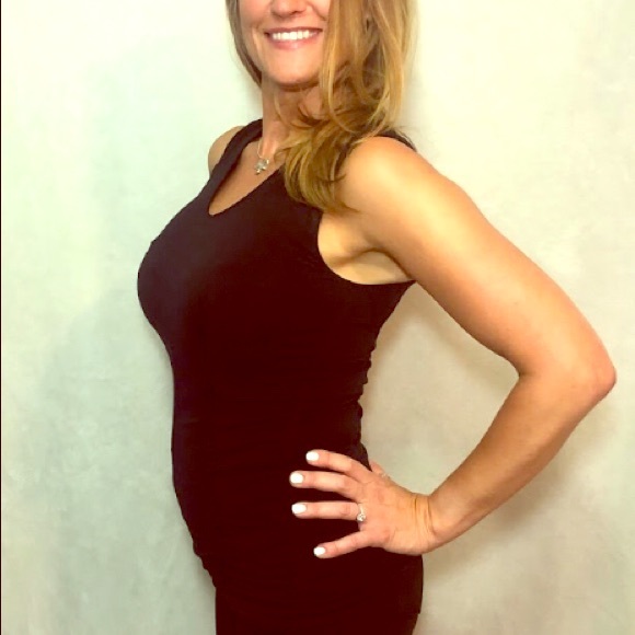 Cinched black top - Picture 1 of 4